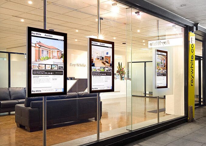 Digital signage for advertising