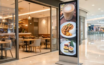 led poster Restaurant