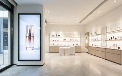 led poster Showroom