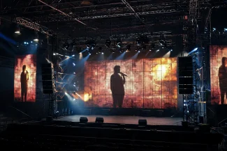 led display for events - concert