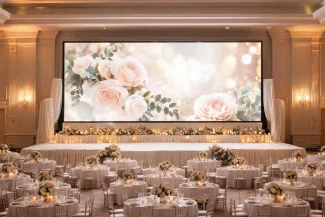 LED display for Weddings and Private Events