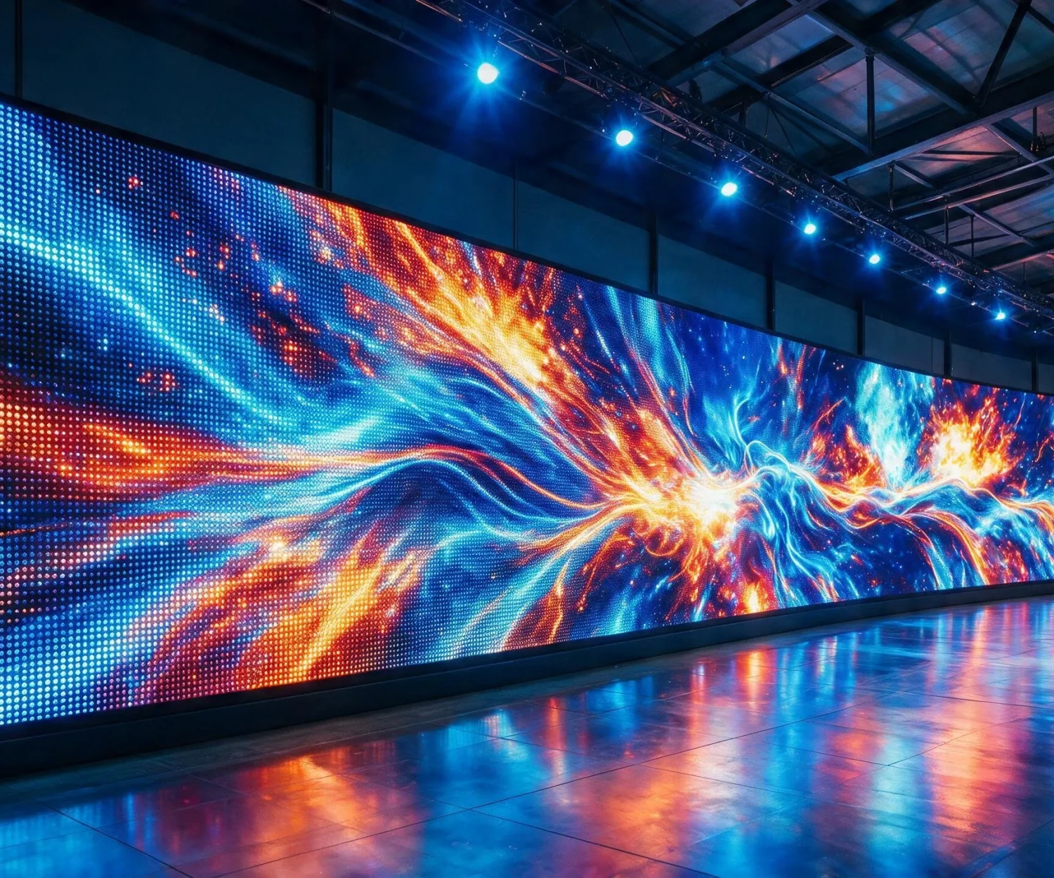 led control system for indoor display